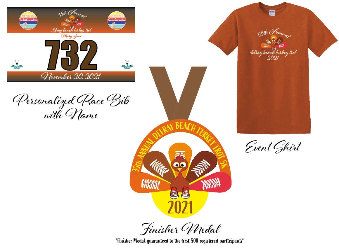 Participant Race Package_bib shirt and medal