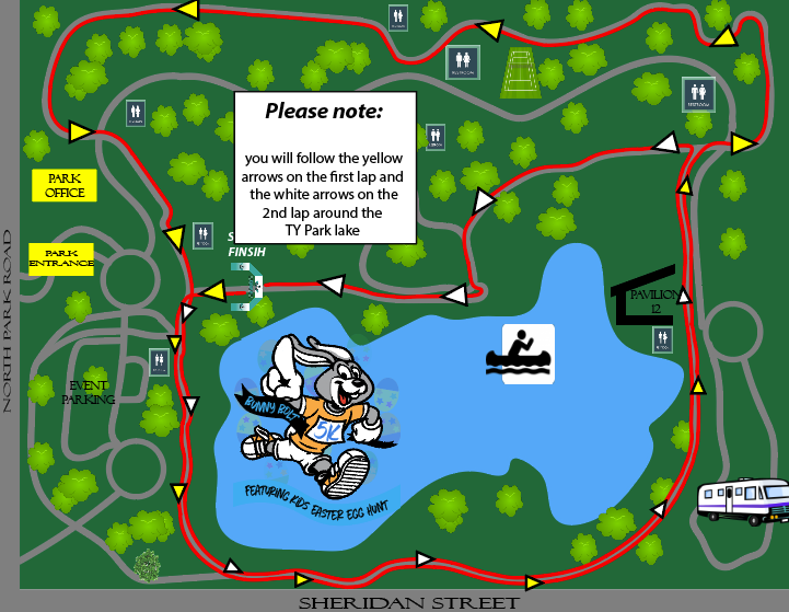 Bunny Bolt 5K_Course Map