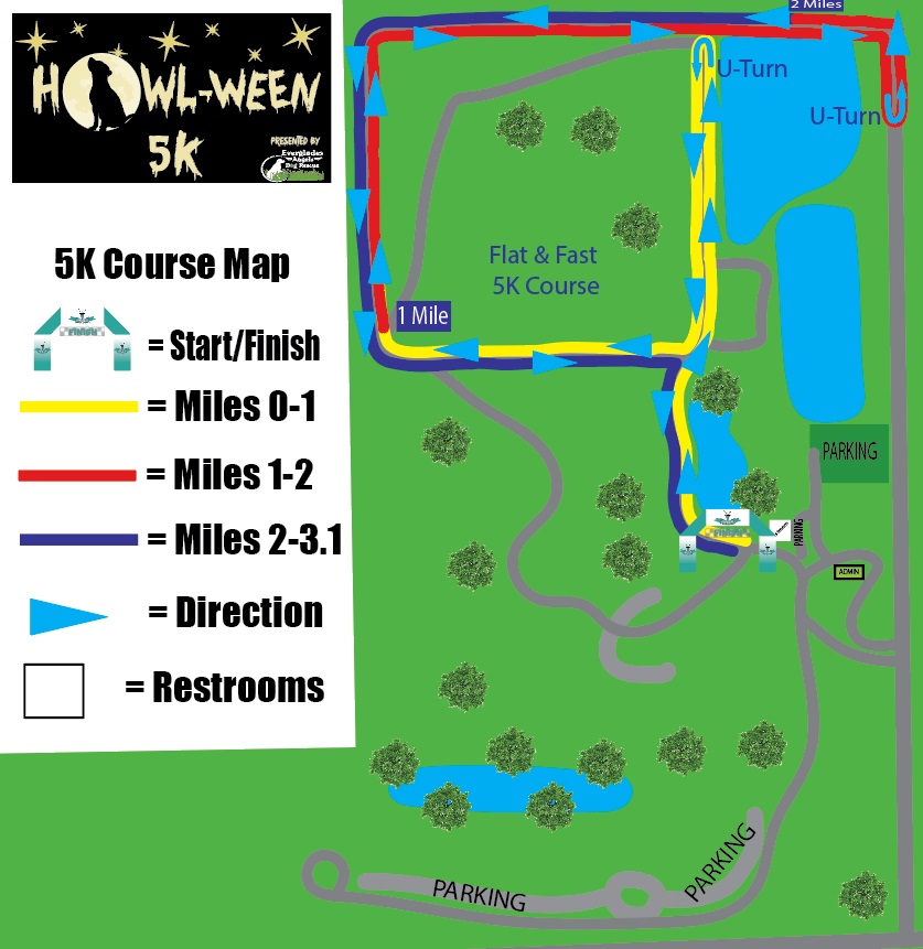 2022 Howl Ween 5K_Course Map