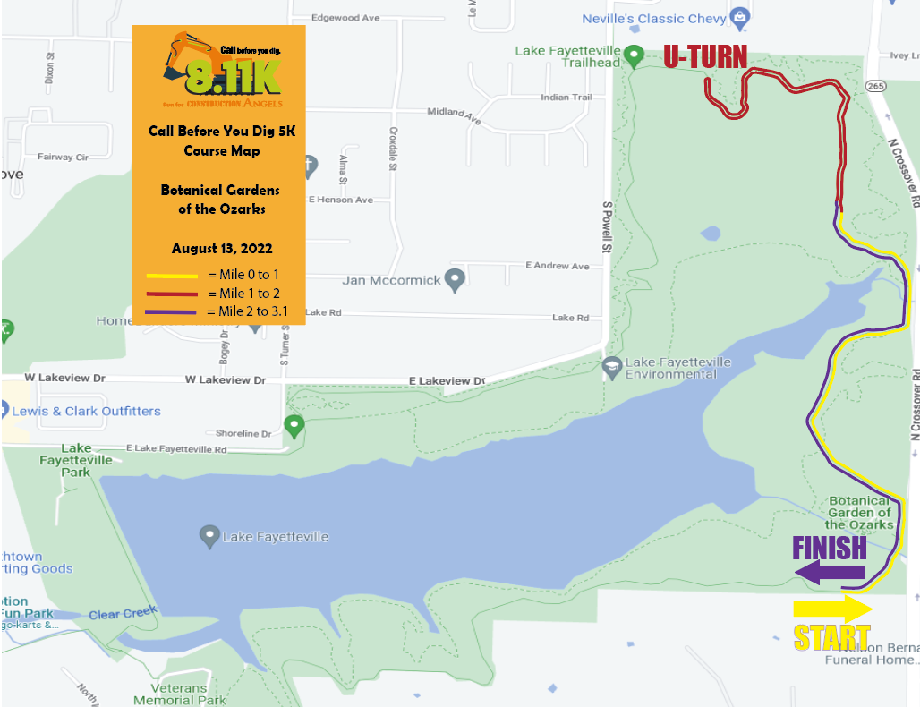 2022 Call Before You Dig 5K_Course Map