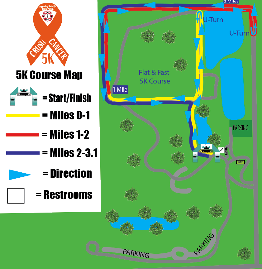 Crush Cancer 5K_Course Map