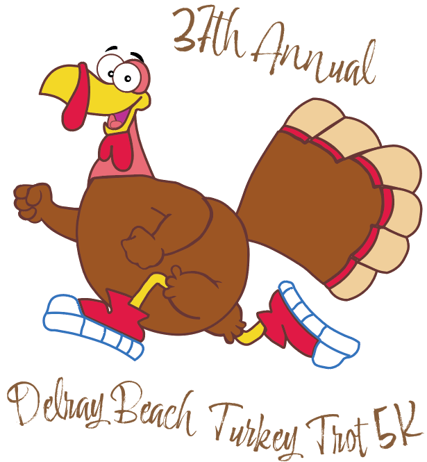 2023 Delray Beach Turkey Trot 5K_Event Logo_Official