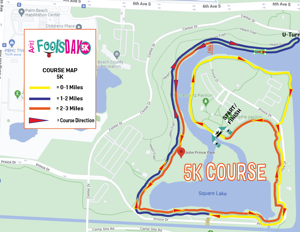 April Fools Day Course Map