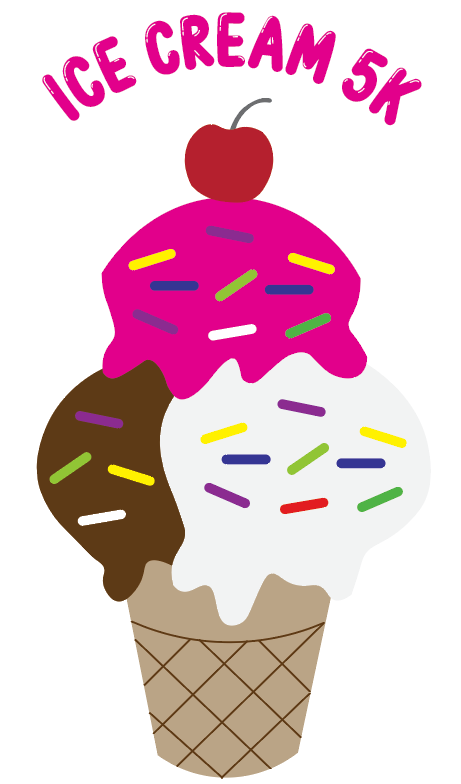 Ice Cream 5K Logo
