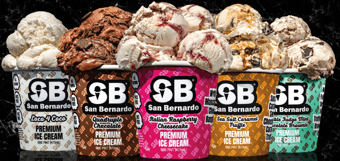 San Bernardo Ice Cream Samples