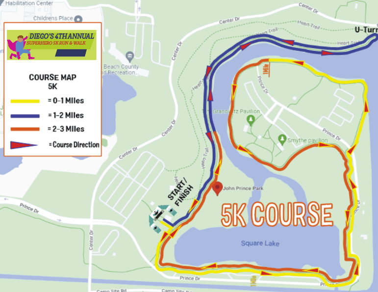 2024 Diegos 5K_Course Map