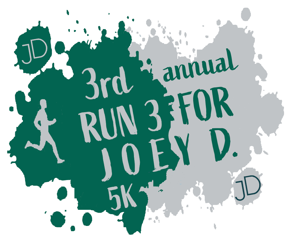 2024 Run 3 for Joey D 5K_Event Logo