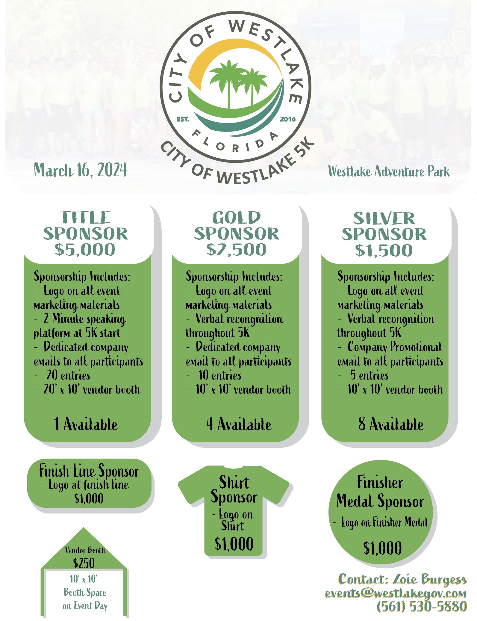 2024 City of Westlake 5K_Sponsor Flyer