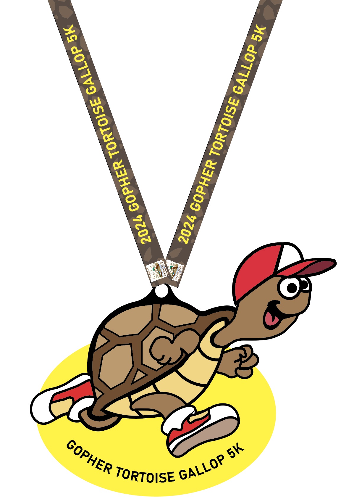 2024 Gopher Tortiose Gallop 5K_Medal and Neck Ribbon