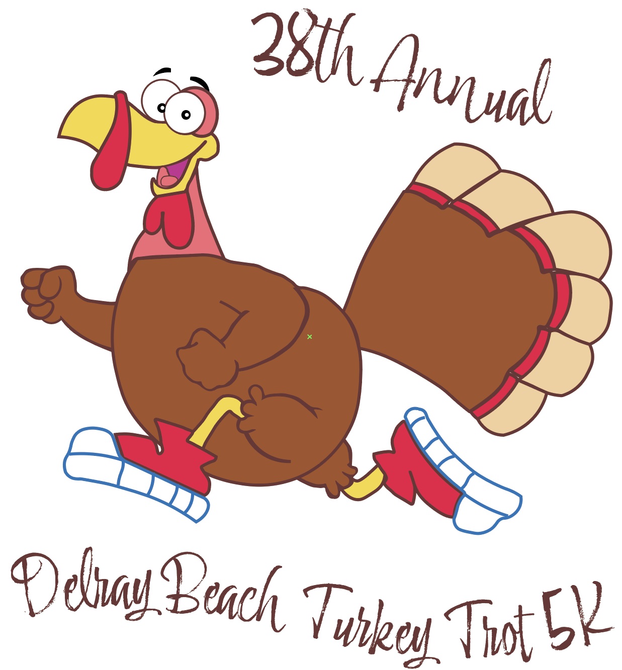 2024 Delray Beach Turkey Trot 5K_Event Logo_Official