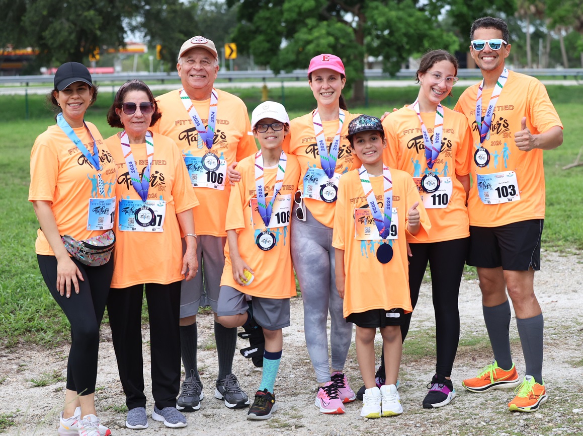 Family with Event Shirts