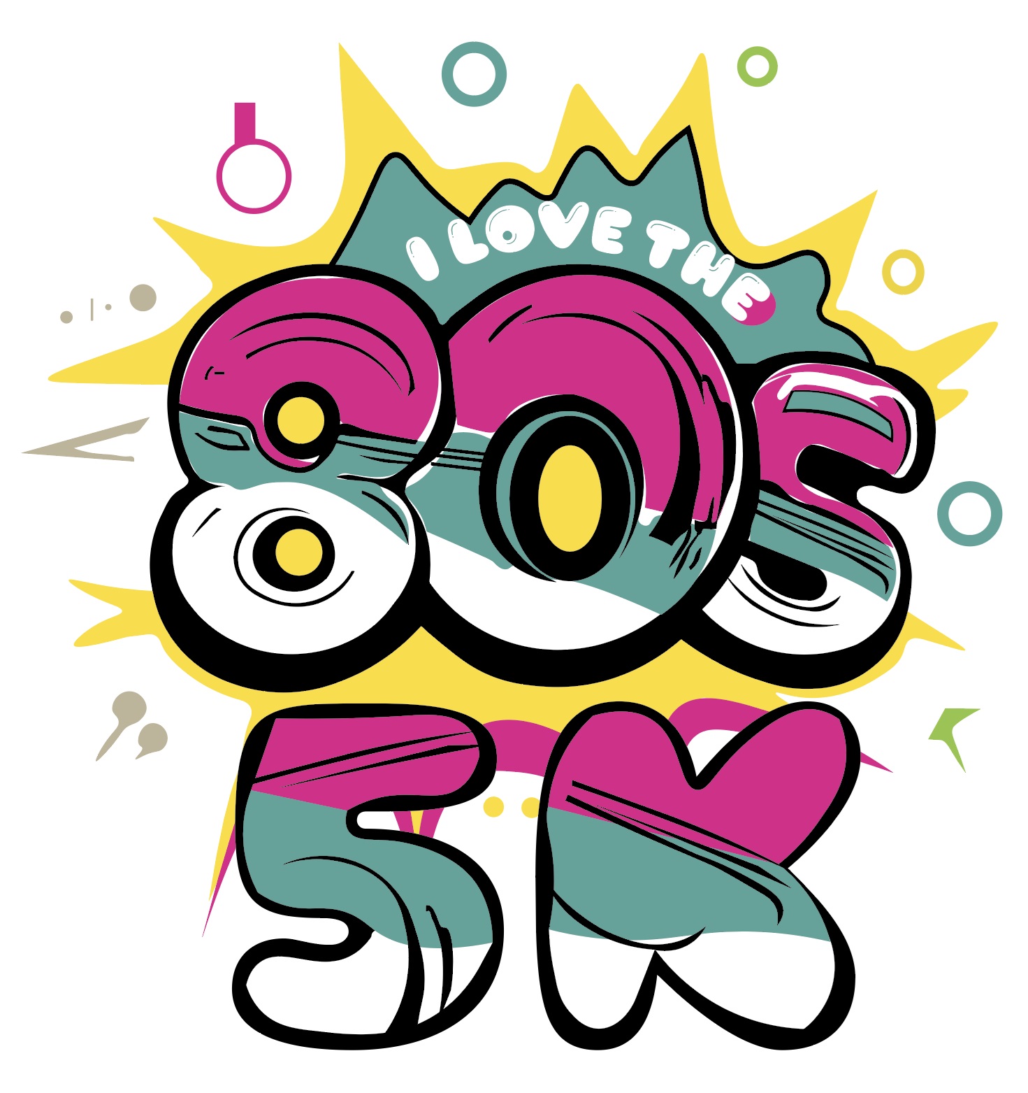 2025 I Love the 80s 5K_Logo